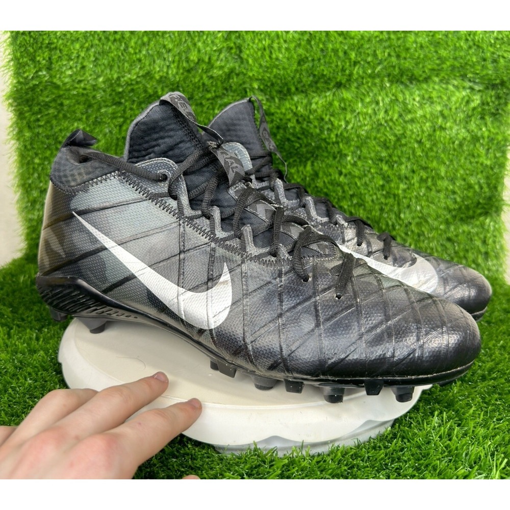 Nike Mens Football Cleat Size 14 Black Camo Shoe Lacrosse Field General 3 Elite